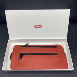 Supreme Leather Waist/Shoulder Pouch Bag SS19 2019 Red SS19B15 Brand New