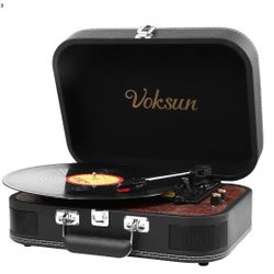 Portable Record Player Built In Speakers.