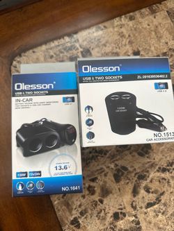 USB & TWO SOCKETS
