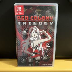 Red Colony Trilogy Nintendo Switch video game console system Import CIB Complete
