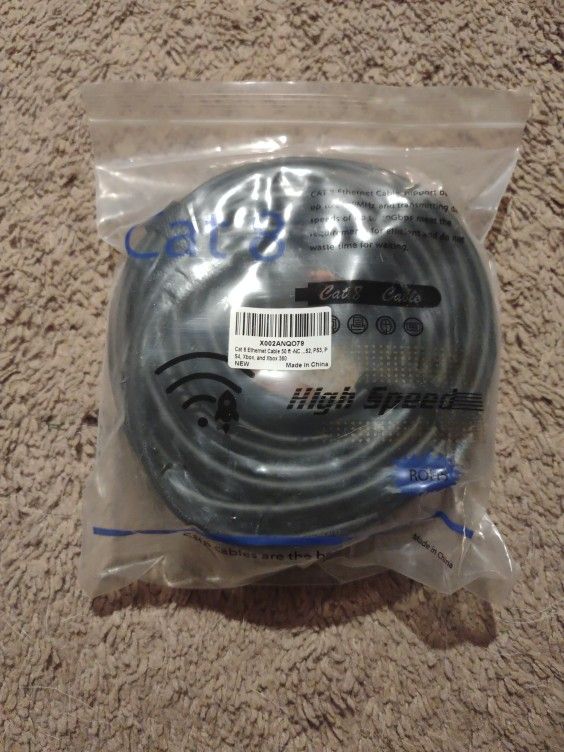Cat8 Ethernet Cable 50ft