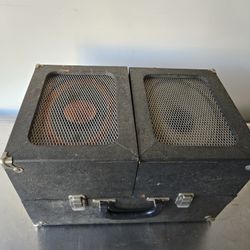 Vintage Hamilton Electronics Model 942 Portable Record Player / Classroom PA (Tested Working)