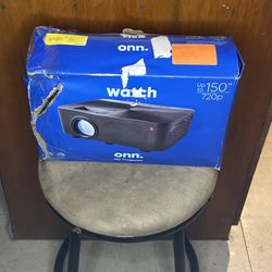 onn. 720p LCD Home Theater Projector with up to 150" Projection Size 