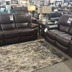 OM• $38 Initial • Brand New Reclining Sofa And Loveseat 