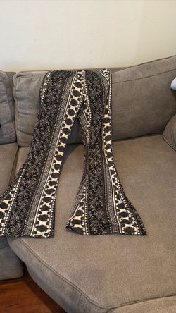 Boho Print Flare Pants