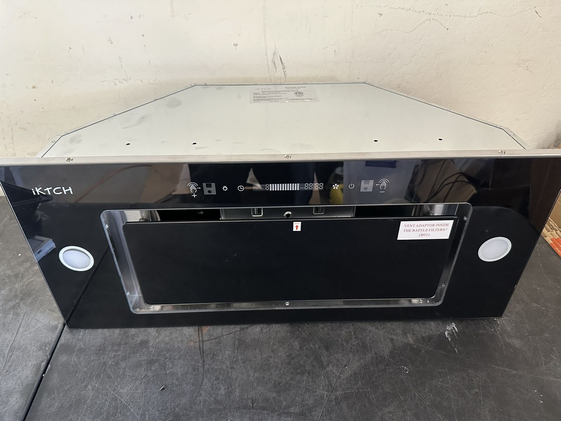 IKTCH 30in Built in/Insert Range Hood 900 CFM Ducted/Ductless - Main Image