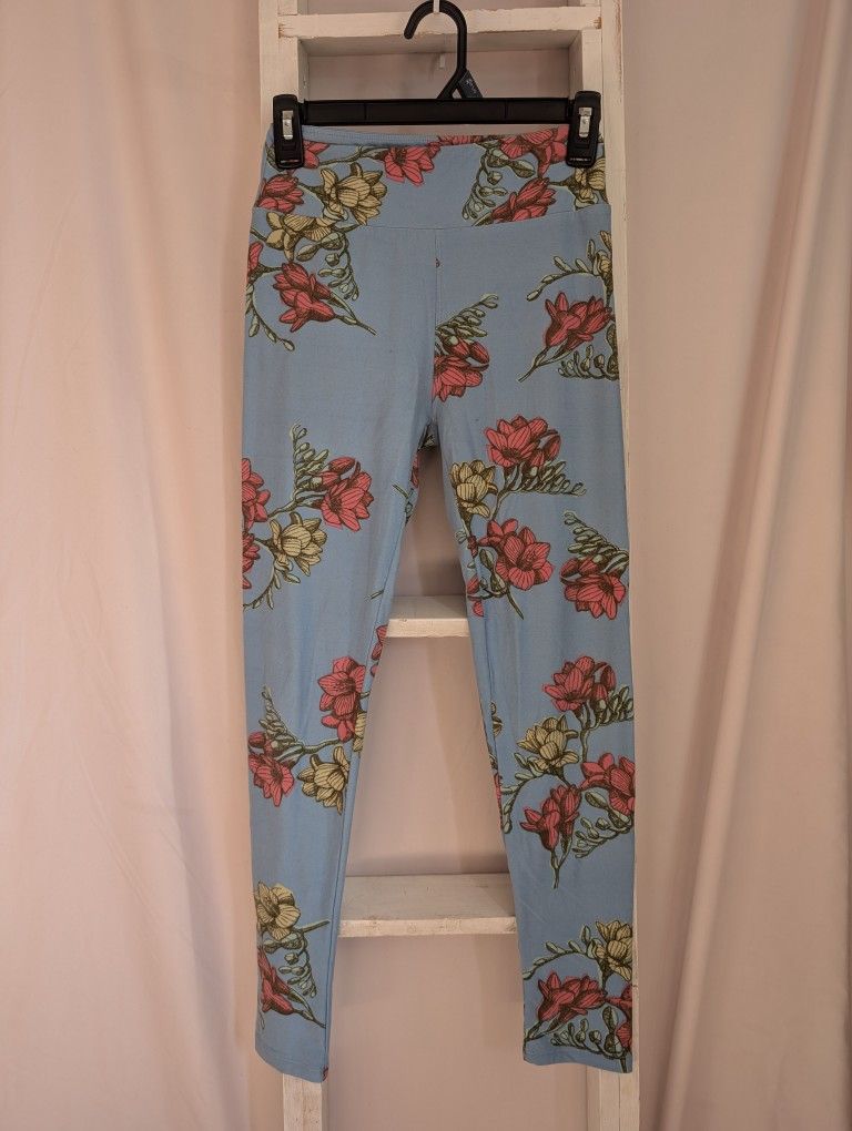 Floral LulaRoe Leggings One Size