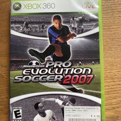 Pes 2007 Xbox 360