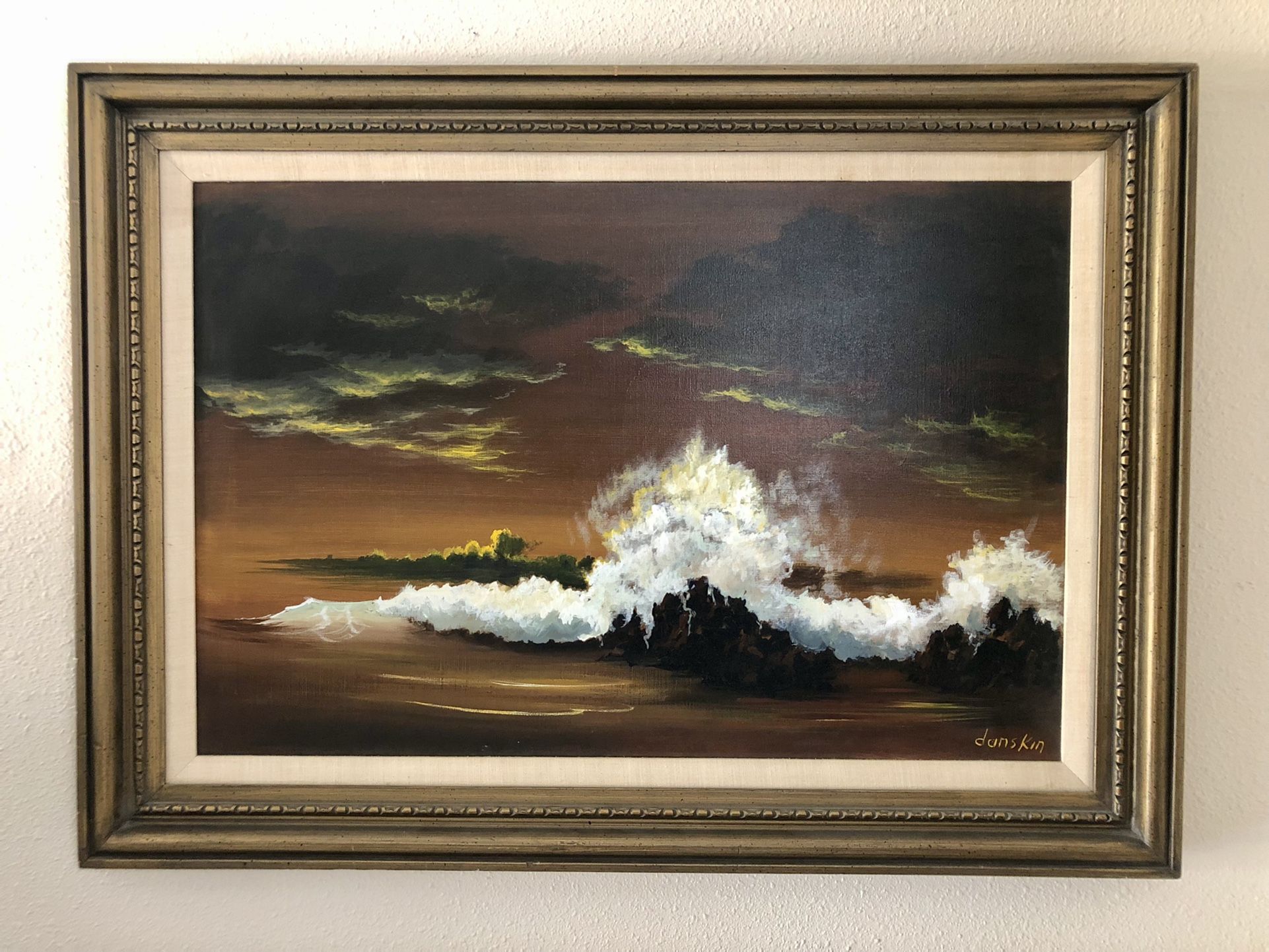 Seascape Oil Painting By Richard Danskin