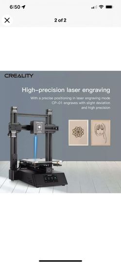 Creality3D CP-01 3 in 1 High Precision Modular 3D Printer+Laser Engrave+CNC Cut