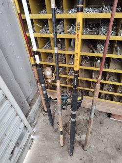 Fishing Rods & Reels Lot - Shakespeare Alpha, Big Water FishBonz