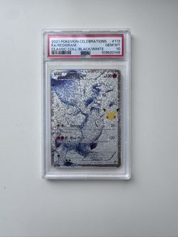 2021 Pokemon Celebrations F.A./ Reshiram Classic Coll- Black/White #113 PSA 10