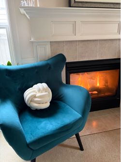 Teal Accent Chairs (2)