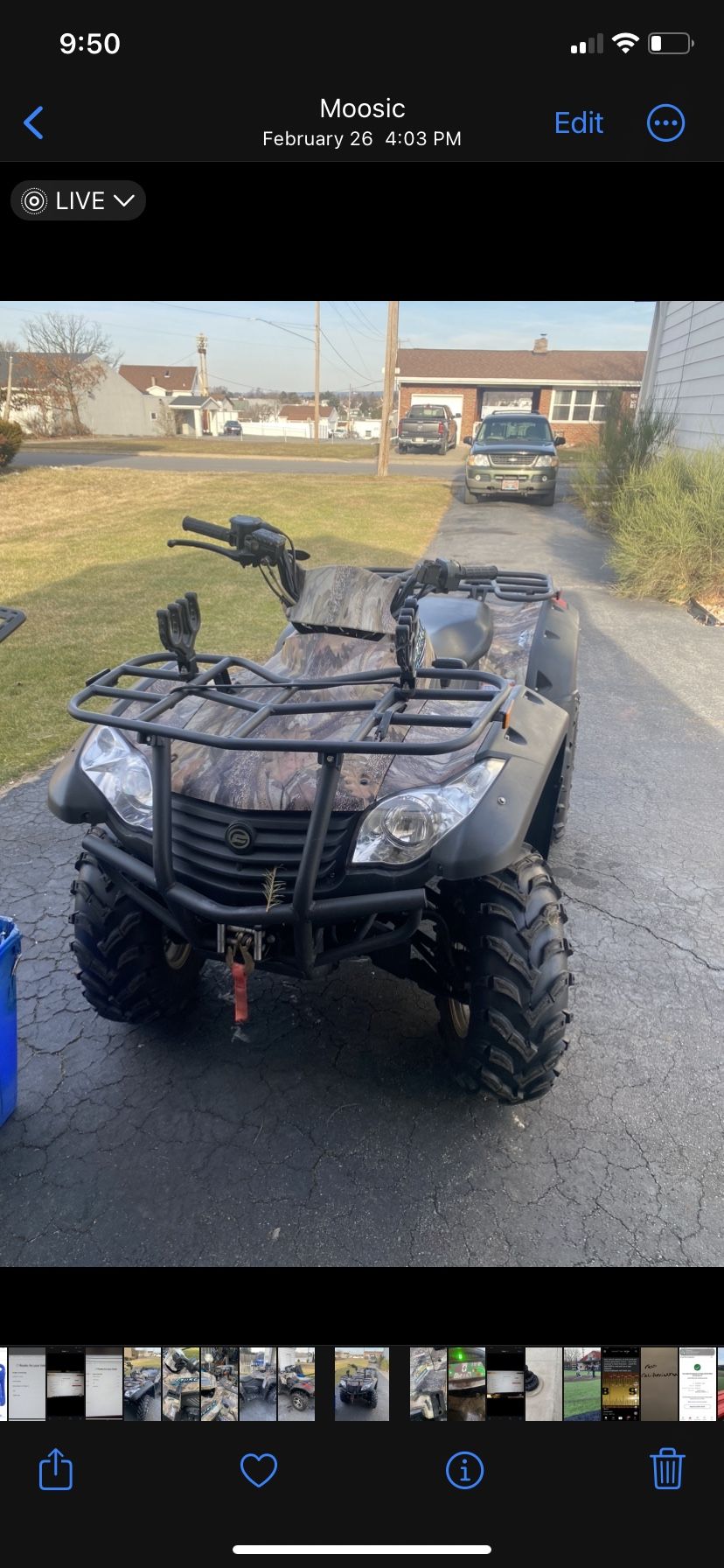 2015 C-force Moto 500 Cc 4x4 Camo