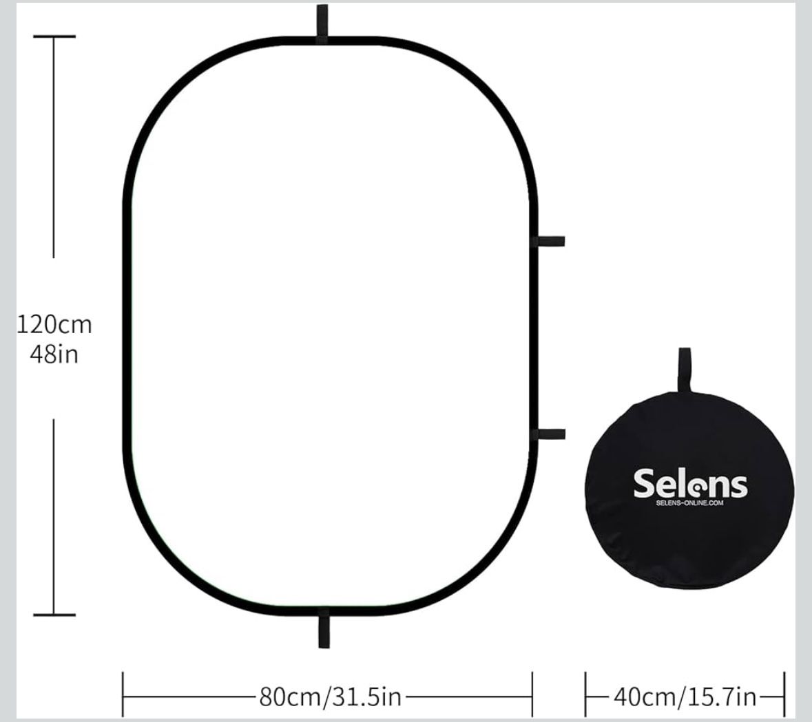 Moving Sale!! Soft White Diffuser - Foldable Light Diffuser Panel with Carry Bag