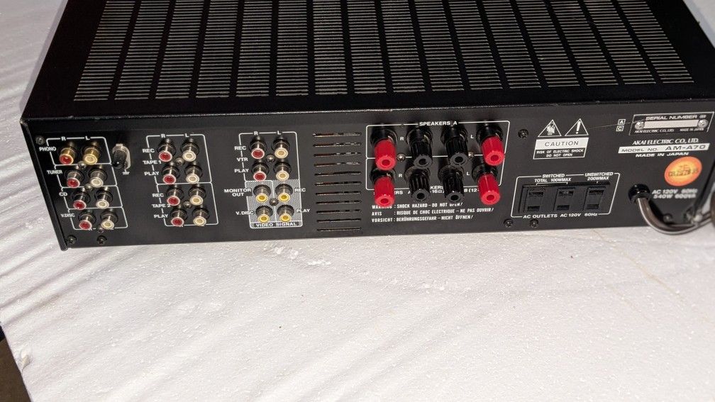 AKAI Model AM A70 Home audio & Stereos