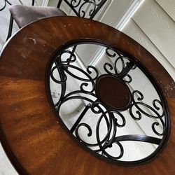 Wood & Glass Table 