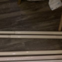 Two Small Shower Curtain Rods 