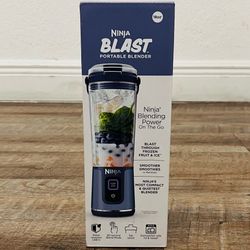 NINJA BLAST 18oz PORTABLE (BLUE) NEW