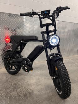 Electric Mini e-Bike, 16x4.0(Fat Tire), 11ah Battery, 20mph Top Speed, 5speed Pedal Assist, 7 Speed Shimano