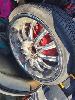 Single 20"  Rim + Tire 