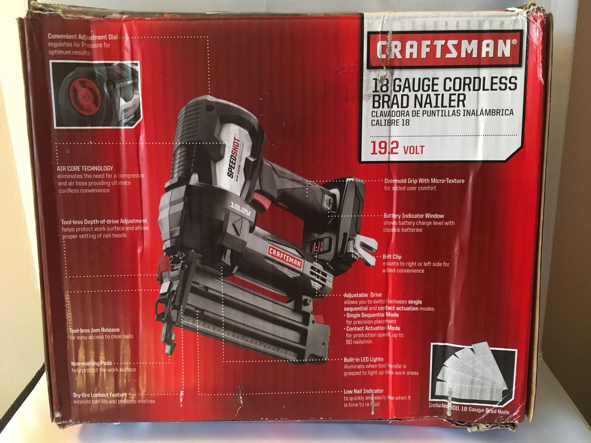 Craftsman c3 19.2 v brad nailer hotsell