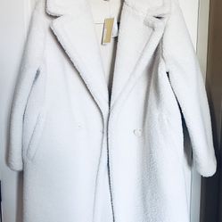 Brand New Michael Kors Sherpa Teddy coat- With Tags