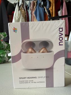 HearDirectClub Nova Rechargeable OTC Hearing Aids w/ Charging Case