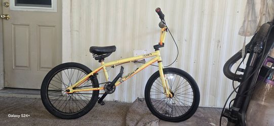 Haro Leucadia 20-inch BMX bike.