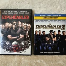 The Expendables 1 (2010) & 3 (2014) Two Disk Set
