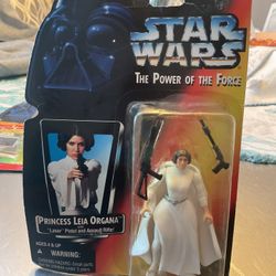 1995 STAR WARS THE POWER OF THE FORCE PRINCESS LEIA ORGANA