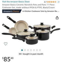 11 Piece Cookware Pot Set