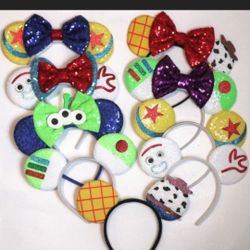 Toy Story Inspired Minnie Mouse Ears Headband / Toy Story Ears / Toy Story Minnie Ears / Boy Mickey Ears / handmade 