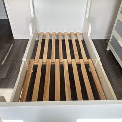 IKEA Extendable Twin Bed & Mattress