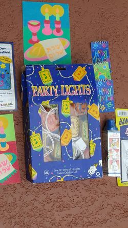 HANUKKAH DREIDEL STRING LIGHTS
