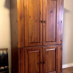 Solid Wood TV Armoire