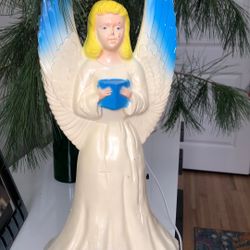 Vintage Union Products Angel Blow Mold Works Great 