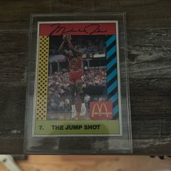 Michael Jordan McDonalds card - Great Condition. Has Always Been In A Case. $65 OBO