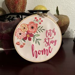 Embroidery Hoop Wall Decor