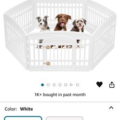 iris playpen pet dog cat 6panel 24”