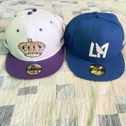 LA AND KING CAP 🧢 7 1/2” Half Price 