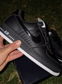 Nike Air Force 1 Low '07 Black “Woven” size 8, 9