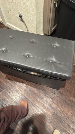 New Storage Ottoman  Description: Brand new, clean, and in excellent condition.