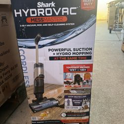 Shark HydroVac MessMaster 3-in-1 Cleaner Bagless, Cordless, Washable Filter, Stick Vacuum for Hard Floor and Area Rugs in Blue