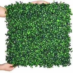 BRAND NEW 12 Pieces 20"x 20" Artificial Boxwood Panels Topiary Hedge Plant, Privacy Hedge Screen Sun Protected Suitable for Outdoor, Indoor, Garden, F
