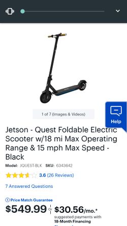 JETSON PRO. ELECTRIC SCOOTER