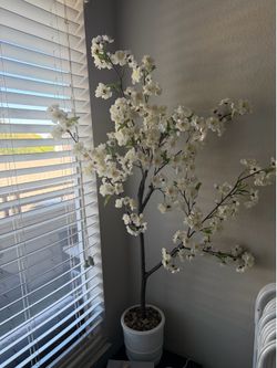 Faux cherry blossom tree