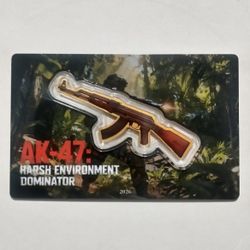Fractional GOLD 1/1000 oz LIBERIA AK-47 LIMITED TO 9,999