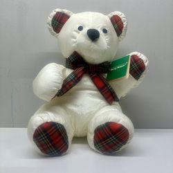 Vintage 1993 Gibson Greetings Plush Holiday Bear 14” - New With Tag