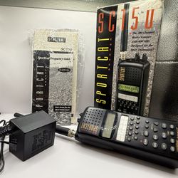 Uniden SportCat SC150 Black Radio Scanner